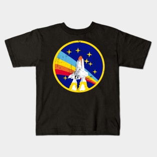 Rainbow Rocket Kids T-Shirt